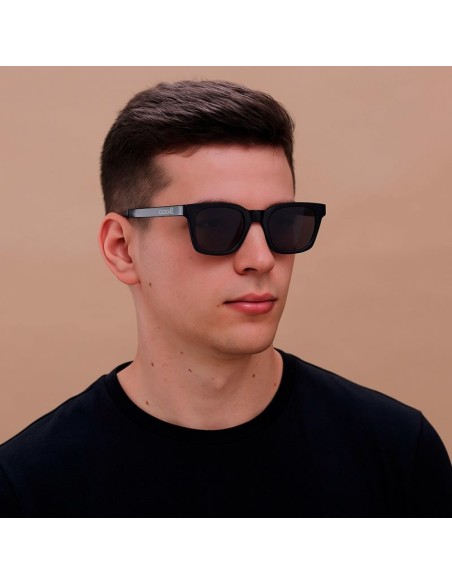 Smart Glasses gafas de sol inteligentes COOL IA unisex negras (Llamadas, Música, Traducción)