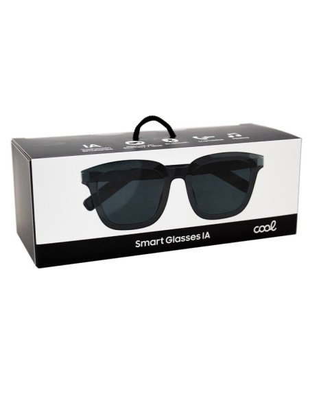 Smart Glasses gafas de sol inteligentes COOL IA unisex negras (Llamadas, Música, Traducción)