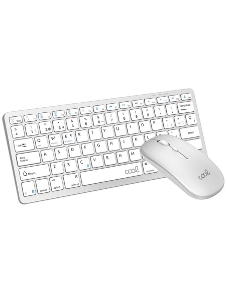 Teclado y ratón Bluetooth PC / Tablet COOL Mobility blanco (Español)