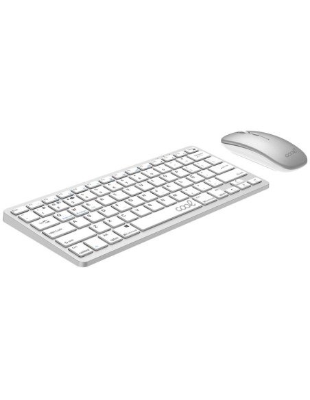 Teclado y ratón Bluetooth PC / Tablet COOL Mobility blanco (Español)