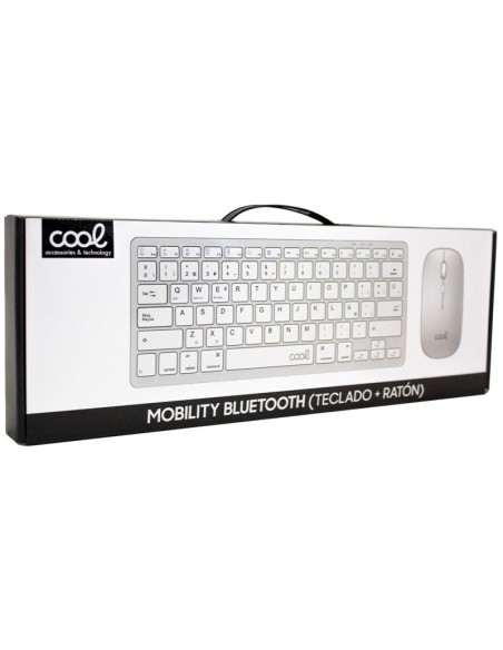 Teclado y ratón Bluetooth PC / Tablet COOL Mobility blanco (Español)