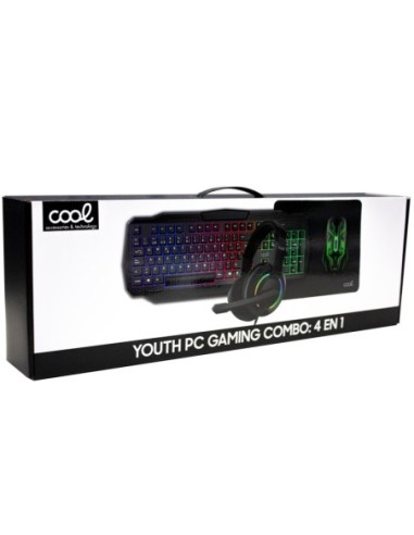 Teclado PC juego gaming USB (Combo 4...