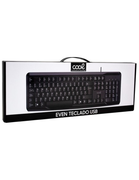 Teclado oficina Cable USB PC COOL Even (Español)