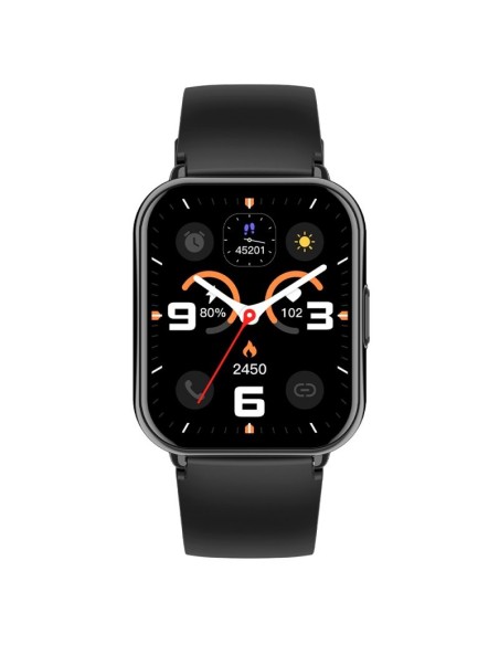 Smartwatch COOL Cascais correa silicona(Llamadas, Salud, Deporte) negro