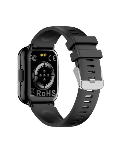 Smartwatch COOL Cascais correa silicona(Llamadas, Salud, Deporte) negro