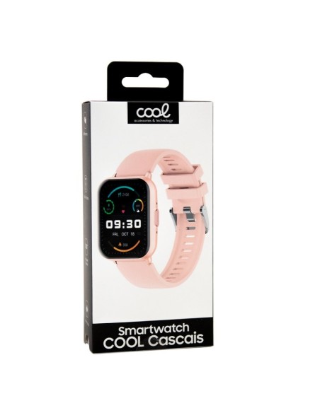 Smartwatch COOL Cascais correa silicona (Llamadas, Salud, Deporte) rosa