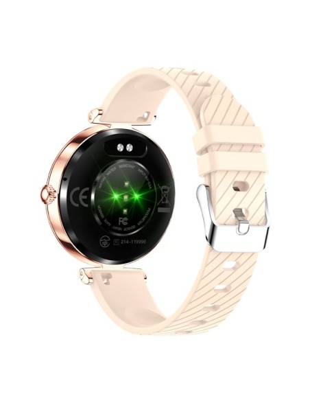 Smartwatch AMOLED COOL Mónaco + 2 Correas (Llamadas, Salud) oro rosa