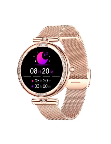 Smartwatch AMOLED COOL Mónaco + 2 Correas (Llamadas, Salud) oro rosa