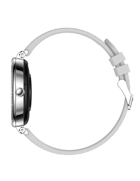 Smartwatch AMOLED COOL Mónaco + 2 Correas (Llamadas, Salud) plateado