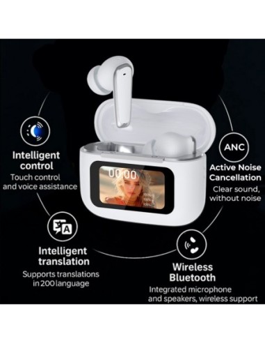 Auriculares Bluetooth estéreo Earbuds...