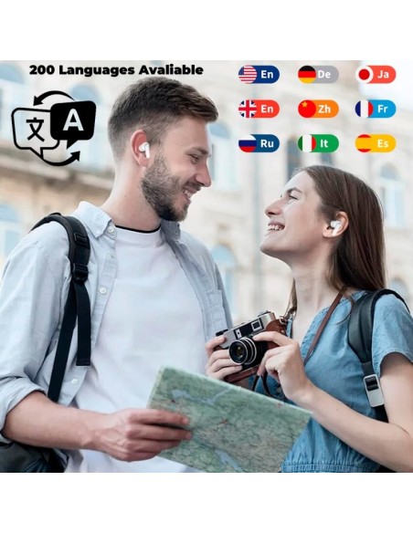 Auriculares Bluetooth estéreo Earbuds TWS COOL Iria AI (ANC, Traducción, IA) negros