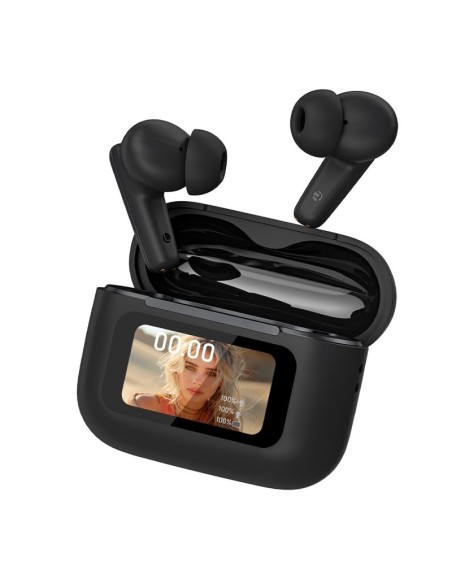 Auriculares Bluetooth estéreo Earbuds TWS COOL Iria AI (ANC, Traducción, IA) negros