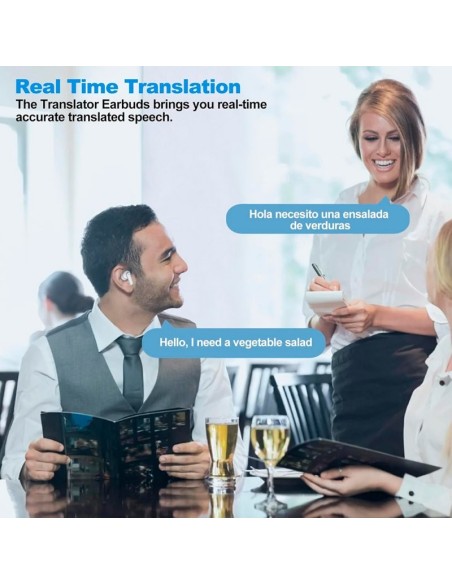 Auriculares Bluetooth estéreo Earbuds TWS COOL Iria AI (ANC, Traducción, IA) negros