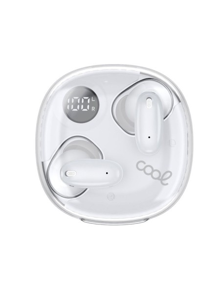 Auriculares Bluetooth estéreo Dual Earbuds COOL Fun blancos