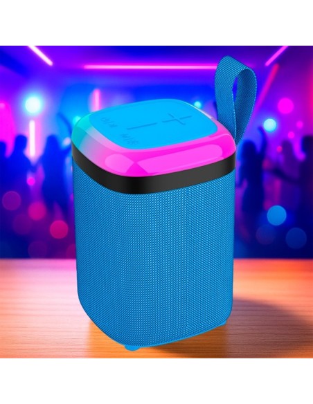 Altavoz Bluetooth Universal Música 5W COOL Base TWS azul