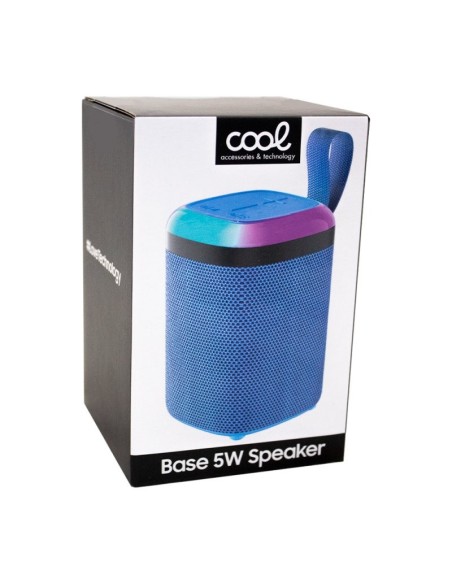 Altavoz Bluetooth Universal Música 5W COOL Base TWS azul