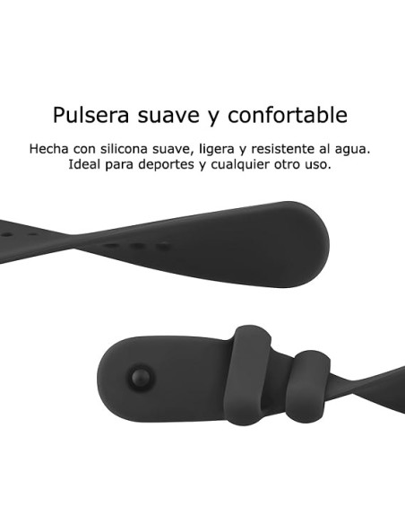 Correa deportiva Xiaomi Band 8 Pro / 9 Pro / Redmi Watch 4 / Watch 5 negra