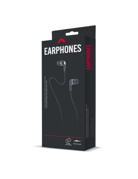 Auriculares estéreo Jack 3,5 mm MXEP-01 in-ear intrauditivos negros