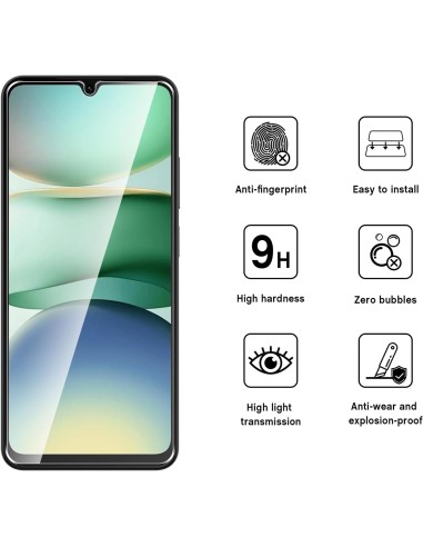 Protector pantalla vidrio templado Redmi 14C / Poco C75 / Redmi A5