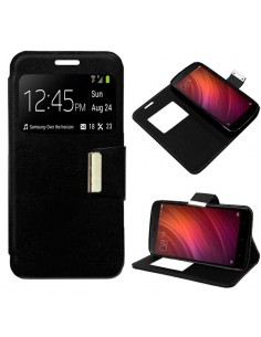 Funda Flip Cover Xiaomi Redmi Note 4 / Note 4X Liso Negro