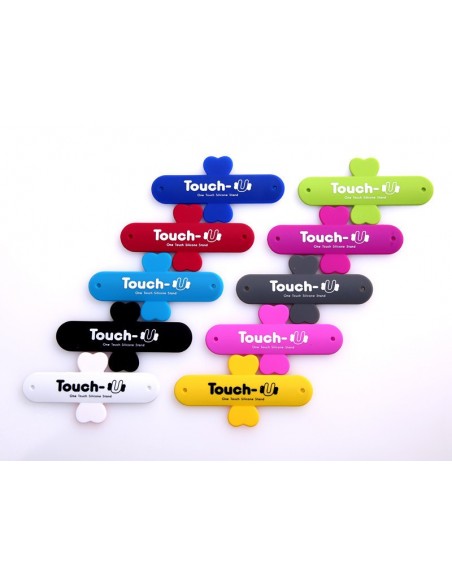 SOPORTE MÓVIL SILICONA UNIVERSAL TOUCH-U SOBREMESA VERDE