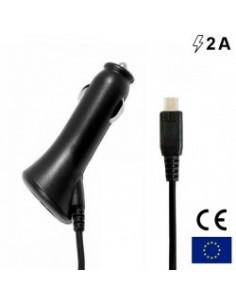 CARGADOR DE MECHERO COCHE MICROUSB 2A