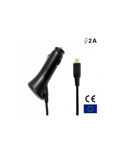 CARGADOR DE MECHERO COCHE MICROUSB 2A