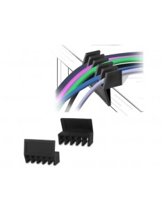 DIVISOR DE CABLES SOBREMESA NEGRO 2 UNIDADES 2