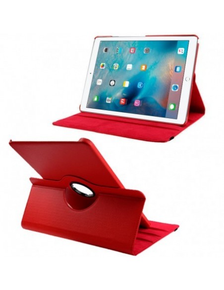 Funda soporte giratorio Apple iPad Pro 12,9" polipiel roja