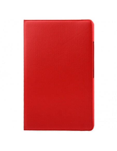 Funda soporte giratorio Apple iPad Pro 12,9" polipiel roja