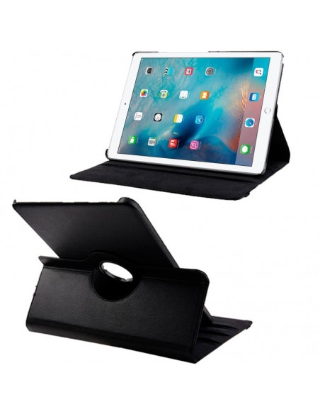 Funda soporte giratorio Apple iPad Pro 12,9" polipiel negra