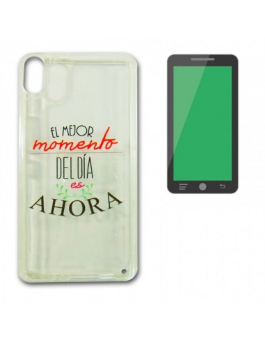 Carcasa TPU transparente Samsung G925 Galaxy S6 Edge diseño Ahora