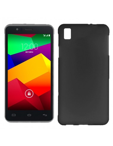 Funda TPU mate BQ Aquaris E5 HD / E5 4G / E5s negra o gris humo