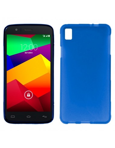 Funda TPU mate BQ Aquaris E5 4G / E5s azul