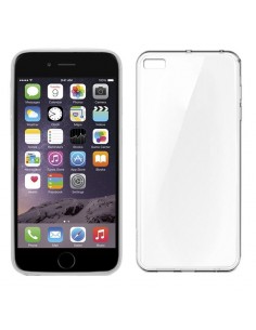 Carcasa transparente borde TPU iPhone 6 / 6S gris humo