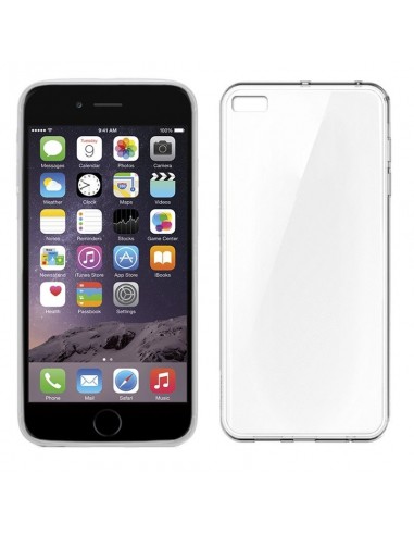 Carcasa transparente borde TPU iPhone 6 / 6S gris humo