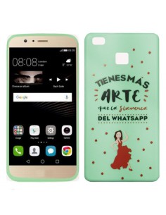Carcasa TPU Huawei P9 Lite diseño verde Flamenca