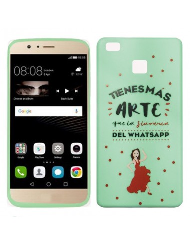 Carcasa TPU Huawei P9 Lite diseño verde Flamenca