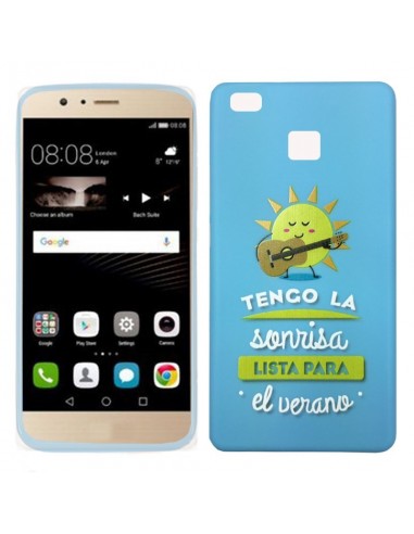 Carcasa TPU Huawei P9 Lite diseño azul Sol Verano