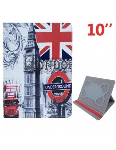 Funda soporte universal tablets 10'' pulgadas diseño London Bus