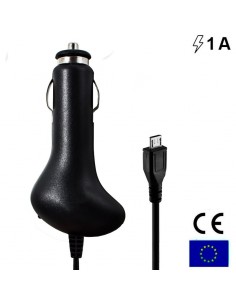 Cargador de mechero de coche microUSB universal 1 Amp
