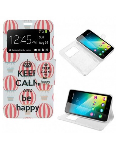 Funda libro soporte TPU Wiko Lenny 2 diseño Globos Keep