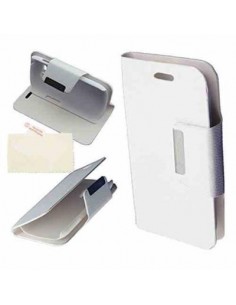 Funda libro soporte Samsung Galaxy Ace 3 blanca