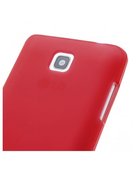 Funda gel TPU LG Optimus F5 / L7 4G LTE (P875) roja