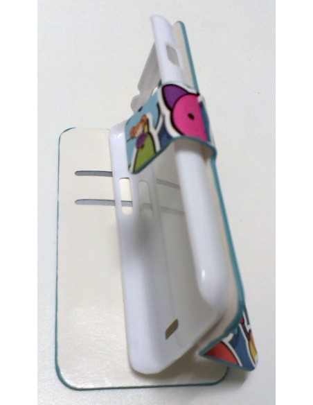 FUNDA LIBRO CARCASA SOPORTE DISEÑO LG L90 GIRL COLORES