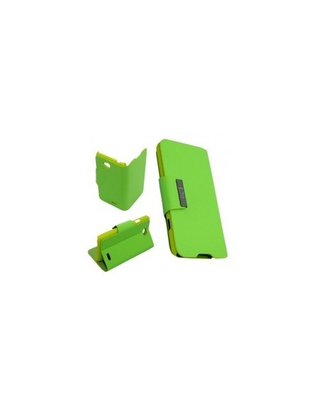 Funda libro soporte LG L90 verde