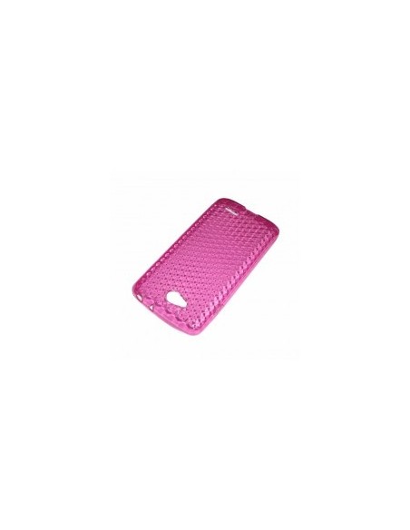 Funda gel TPU diamond LG L90 rosa