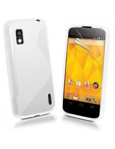 FUNDA TPU OLA LG NEXUS 4 E960 BLANCA
