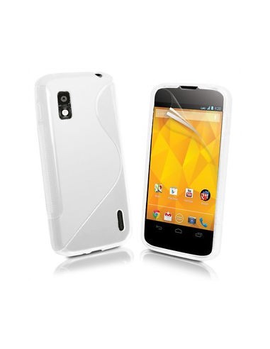 FUNDA TPU OLA LG NEXUS 4 E960 BLANCA