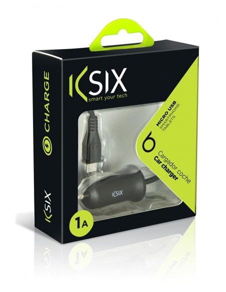 CARGADOR DE MECHERO COCHE MICROUSB UNIVERSAL 1A